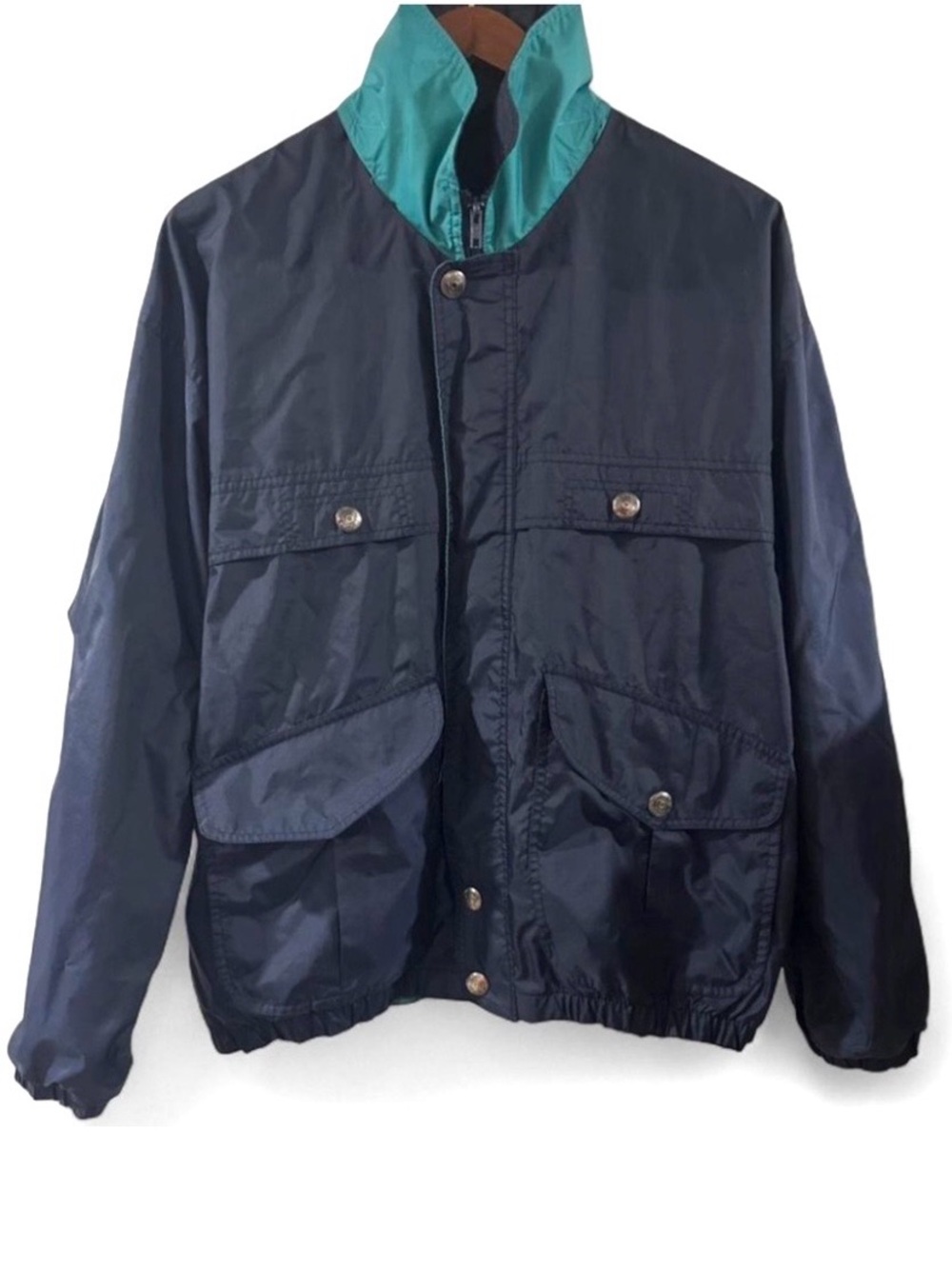 Vintage Men's Raincoat Windbreaker Size Large